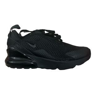 Kids Nike Air Max 270 Sneakers In Triple Black